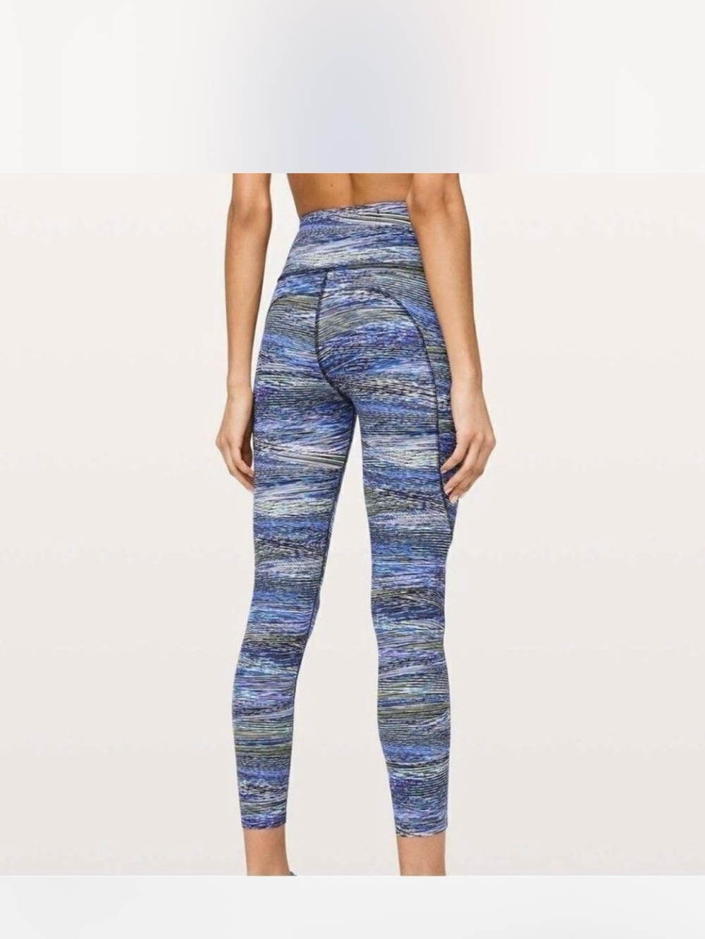 lululemon athletica Blue Space-Dye High-Rise Leggings